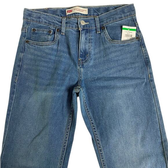 Levi's 551Z Authentic Straight Jeans, Stretch | Big Boys 14R 27"x29" NEW - Picture 3 of 5